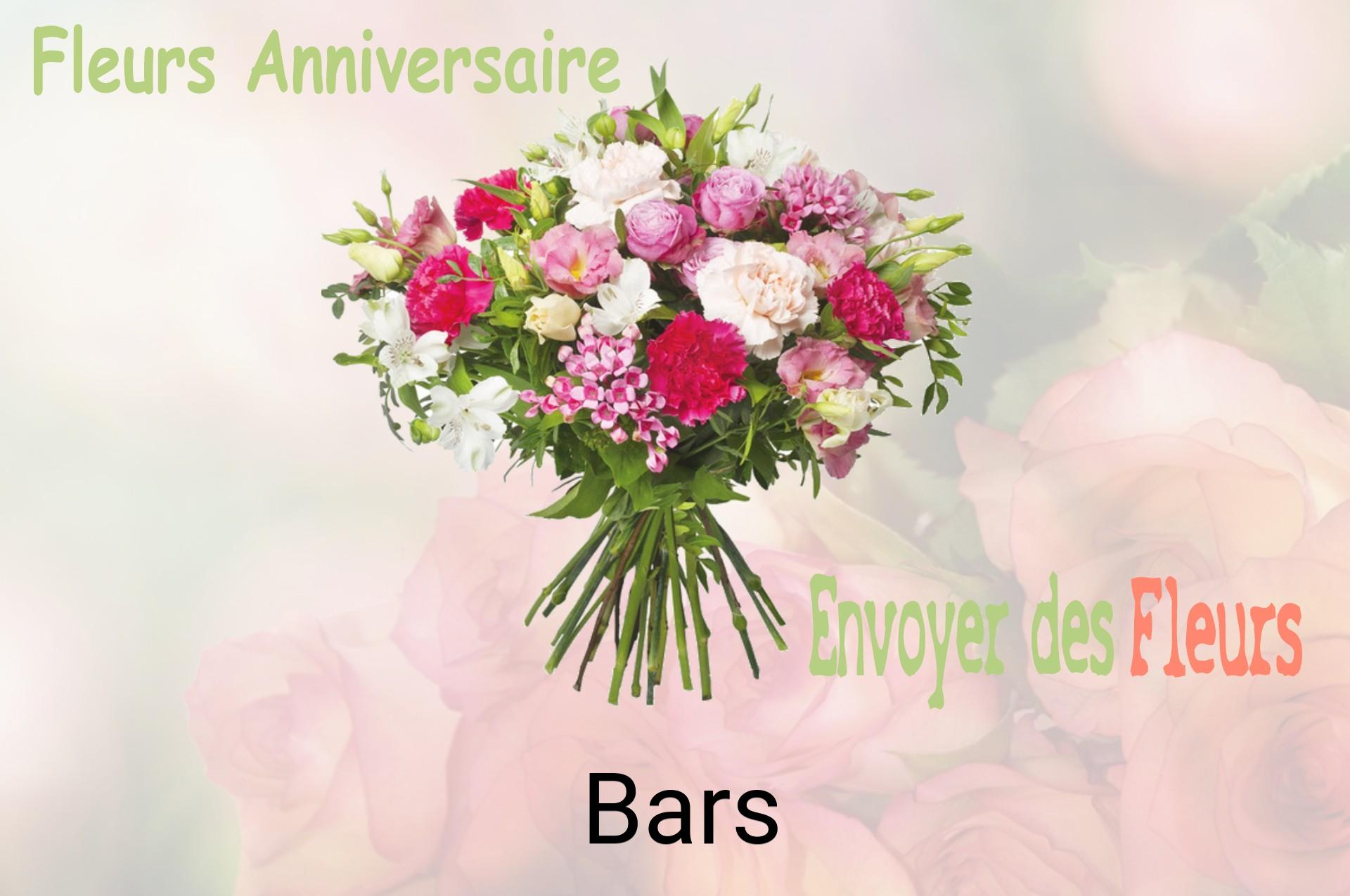 Bouquet de fleurs d’anniversaire livré à Bars
