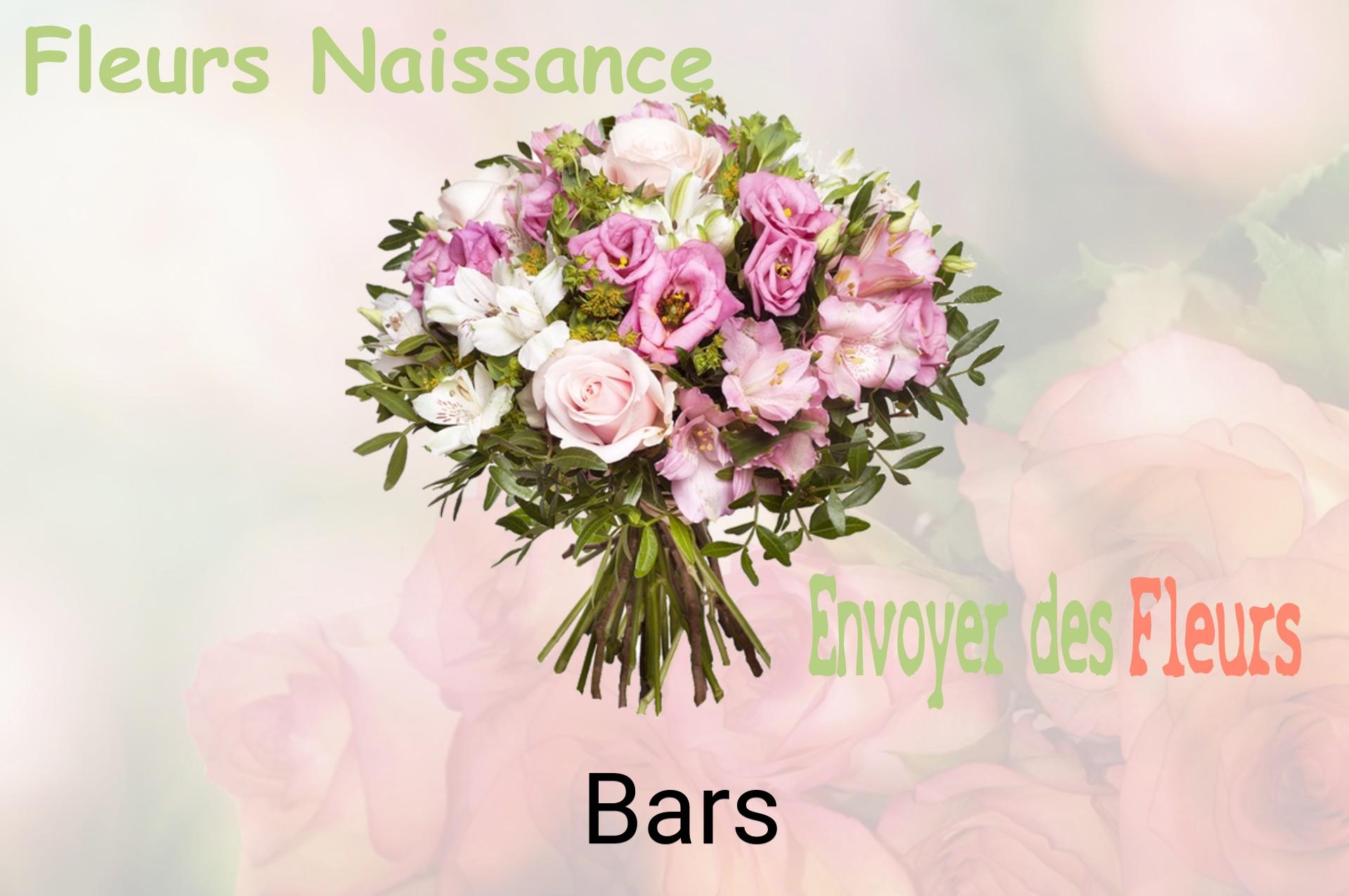 Bouquet de fleurs de naissance livré à Bars